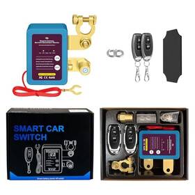 Cxcnmou Ddkg-2 Kill Switch For Car 12v 240a Remote Smart Battery Disconnect Blue