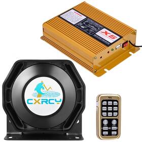 120-130db Cxrcy Hhq-018t 200w Loud Pa System 12v 18 Tones Emergency Warning Alarm Poli