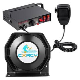 120-130db Cxrcy Hhq-09t 200w Loud Pa System 12v 9 Tones Emergency Warning Alarm Polic
