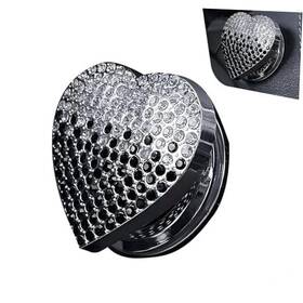 Cypqdh6339blwh-1pc Cyperfair Car Push Start Button Cover Heart Sparkling Rhinestone-embellished Ignition Cypqdh6339blwh-1pc Cyperfair Car Push Start Button Cover Heart Sparkling Rhinestone-embellished Ignition