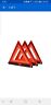 D9-11 Cartman Emergency Warning Triangle Kit Pack Road Safety Reflector Sign