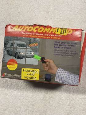 20023 Design Tech Auto Command Remote Control Car Starter #20023 Nib Fs