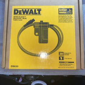 Dewalt 019263631203 Ds630 Mobilelock Bluetooth Ble Cable Lock