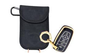Digital Forensic Evidence 741030253294 Quiet Seal Suede Universal Vehicle Anti-theft Faraday Case X2 Black