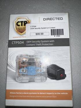 Cpt504 Directed Electronics Add Shock And Impacts To Factory Alarm Theft Protection Oem Upgrade Ctp5 Cpt504 Directed Electronics Add Shock And Impacts To Factory Alarm Theft Protection Oem Upgrade Ctp5