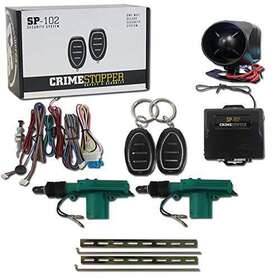 Sp-102 Discountcentralonline 640265345418 Crimestopper 1-way Car Alarm System With 2 Remotes And Keyless Entry U
