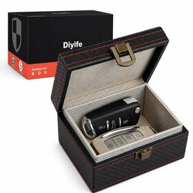 Diyife Lgc8 Faraday Box Rfid For Car Keys Key Fob Small Black