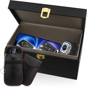 Uslgc15 Diyife Extra Large Faraday Box 10-15 With 2 Bag Black