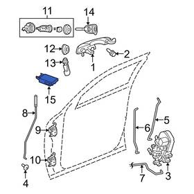 56040643ax Dodge Oe Front Keyless Entry Receiver