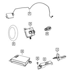 68105734aa Dodge Oe Keyless Entry Receiver