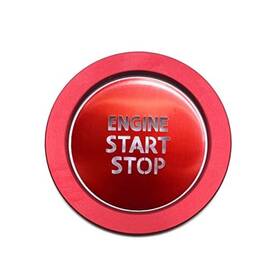Dongda22101903r Dongda Us Direct Engine Push Start Stop Button Cover Trim For Toyota Tacoma Car Accessories Red
