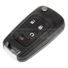92060 Dorman 3-button Black Replacement Keyless Entry Remote Transmitter Case W Panic Button