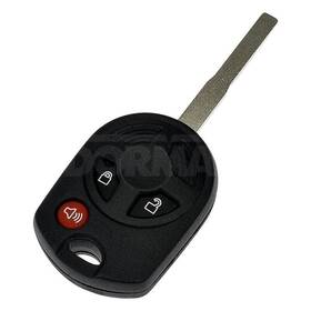 92065 Dorman 3-button Black Replacement Keyless Entry Remote Transmitter Case W Panic Button