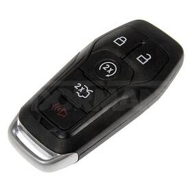 92066 Dorman 4-button Black Replacement Keyless Entry Remote Transmitter Case W Panic Button
