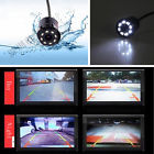 Drill Uu Auto Part Good Quality 170 Wide Angle Car Suv Rearview Backup Reverse Parking 8led Night Vision Camera Offroad 4651126869567
