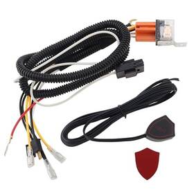 Drisentri Hor 50k 12v 40a 4pin Horn Wiring Harness Relay Kit With Push Button For