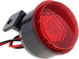 Hor30fa Drisentri Alert Siren 12v/24v 6 Tone Car Alarm Horn Auto Warning With Light Fo