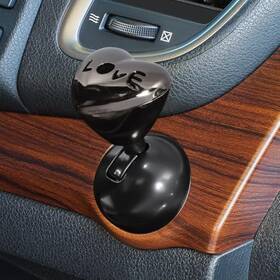 Duscoke Duscoke-dsc-332 Love Heart Car Push Start Button Cover Metal One-button Starter Gunmetal