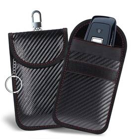 Qp5107 Dwarfoo 2pcs Faraday Bag For Key Fob Car Rfid Signal Blocking Protector