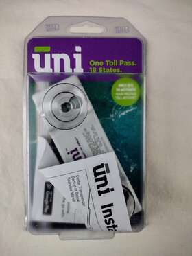 E-pass 865280000269 Uni Prepaid Portable Toll Automatic Payment For Nonstop Travel 18 States