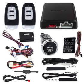 Ec002-lb-ns Easyguard 600682323710 Rolling Code Car Alarm System With Passive Keyless Entry Push Sta