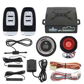 Ec003-ns Easyguard 738596658540 Pke Car Alarm Proximity Entry Push Start Button Remote Engine