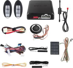 Ec002-ni Easyguard Smart Key Car Alarm System Remote Engine Start Push Button