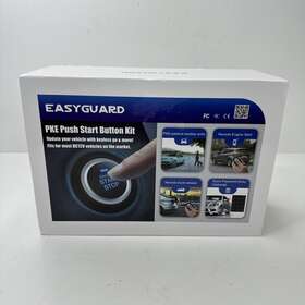 Ec002-t2-ns Easyguard Pke Car Alarm With Remote Start Auto Keyless Entry Push System