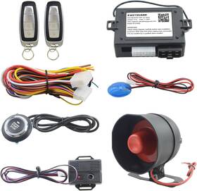 Ec012 Easyguard Smartphone App Car Alarm With Remote Start Push Button