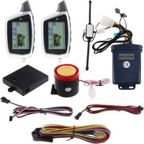 Em212 Easyguard 2 Way Motorcycle Alarm System With Lcd Pager Display