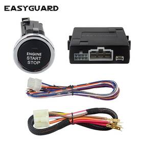 Es002-p5 Easyguard Push Start Button Kit And Keyless Go Compatible With Dc12v Cars Es002-p5 Easyguard Push Start Button Kit And Keyless Go Compatible With Dc12v Cars