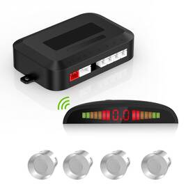 Ws-led068-sr Ekylin Wireless Car Parking Sensor Reverse Radar System With 4 Sensors Wir