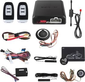 Ec002-ns Electronics Ltd 313055033054 Pke Passive Keyless Entry Car Alarm System Remote Start Starter Push St