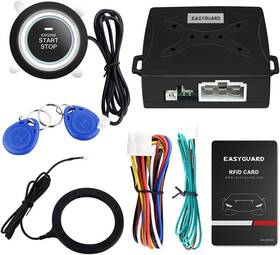 Ec004 Electronics Ltd 711181932737 Smart Rfid Push Engine Start Button Kit And Keyless Go System Upgrade Key St