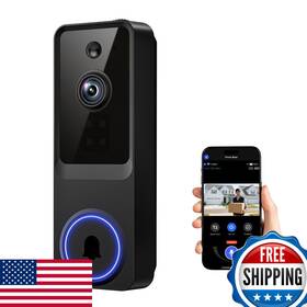 Eliovana B0gs4xcvmx 1080p Wireless Home Security Doorbell Camera Receiverai Human