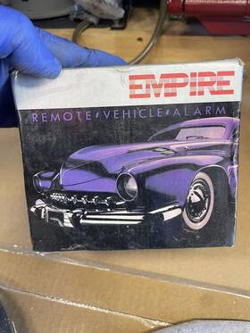Ar-960 Empire Vintage Remote Vehicle Car Alarm System New Open Box Old Stock