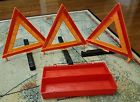 Ert10 Trailer Star Emergency Road Kit Set Of 3 Pc Car Truck Triangles Triangle 724920084383