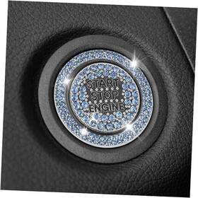 Esww-xzqdq01 Esww Push Start Button Cover Bling Car Accessories For Women Rhinestone Blue Esww-xzqdq01 Esww Push Start Button Cover Bling Car Accessories For Women Rhinestone Blue