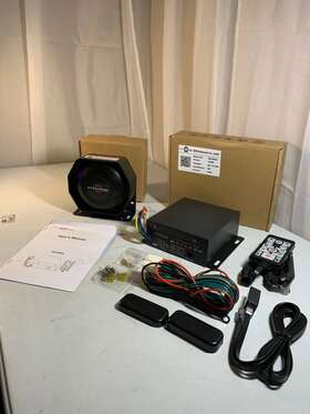 Es-ws02 Evershine Black 100w 24v Keyless Portable Car Alarm With Remote Start
