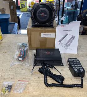 Es-ws06 Evershine Signal Dc10.5/32v 100w Speaker With Wired Remote 20 Tones