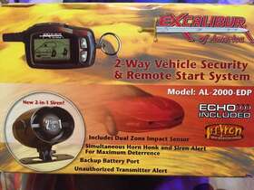 Al-2000-edp Excalibur 2 Way Security System Please Read Description Before Buying