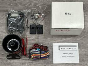 Al-632 Excalibur Car Alarm Keyless Entry And Security With Remotes Omega Brand New