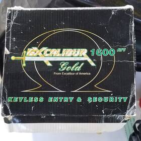 1600-atv Excalibur Alarm Parts & Remote Only Gold 1600 Atv Start Keyless Entry And Fob