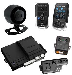Al-1880-3d Excalibur Alarms Al18803d 2-way Car Alarm Remote Start With 3-color Lcd