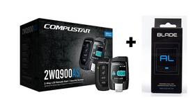 Cs2wq900-as Firstec Blade-al Compustar Car Remote Start And Alarm Lcd Bypass