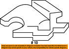 Fl3z19h421e Ford Oem Door Side Rear View Camera Bracket Right