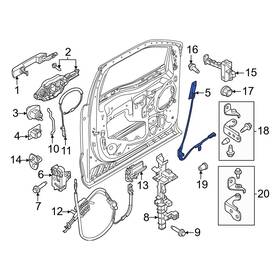 Fl3z14a626ah Ford Oe Front Left Keyless Entry Keypad