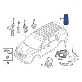 Gb5z15k601a Ford Oe Keyless Entry Transmitter