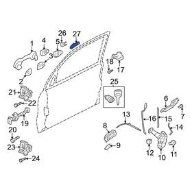 Xw1z14a667aa Ford Oe Left Keyless Entry Keypad Clip