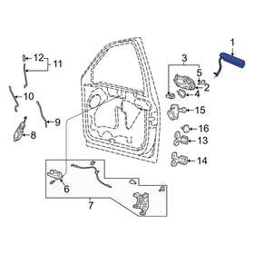 Yl3z14a626aa Ford Oe Front Keyless Entry Keypad